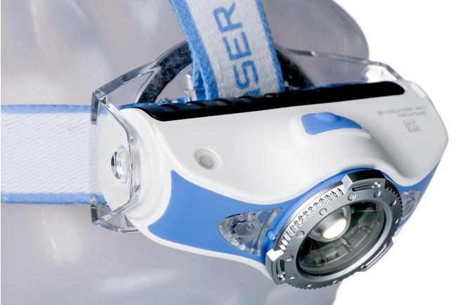 Ledlenser MH11 rechargeable head torch with bluetooth, blue