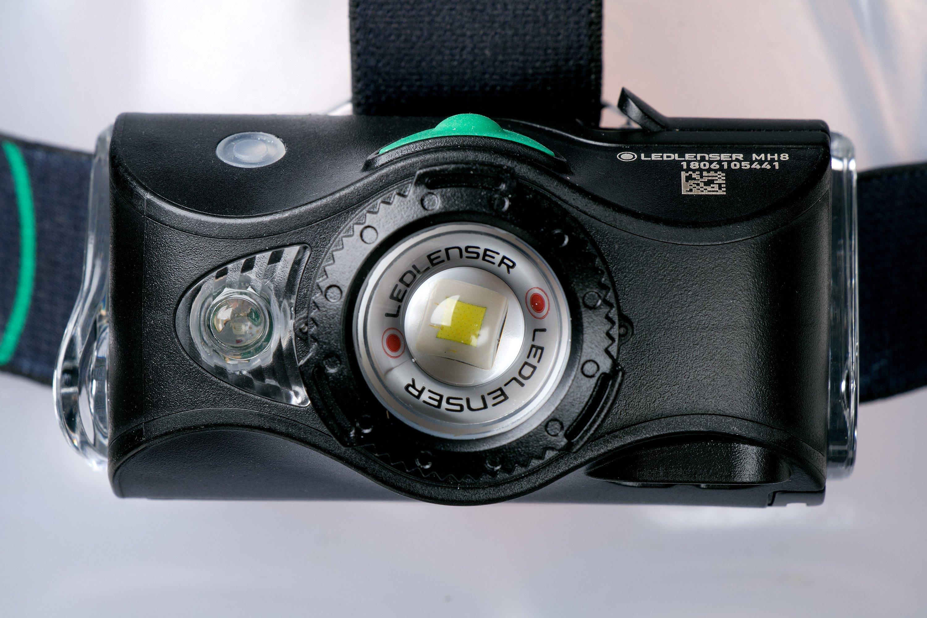 LED Lenser MH8 Headtorch Black NEW Fishing Rechargeable Headtorch 600 Lumen