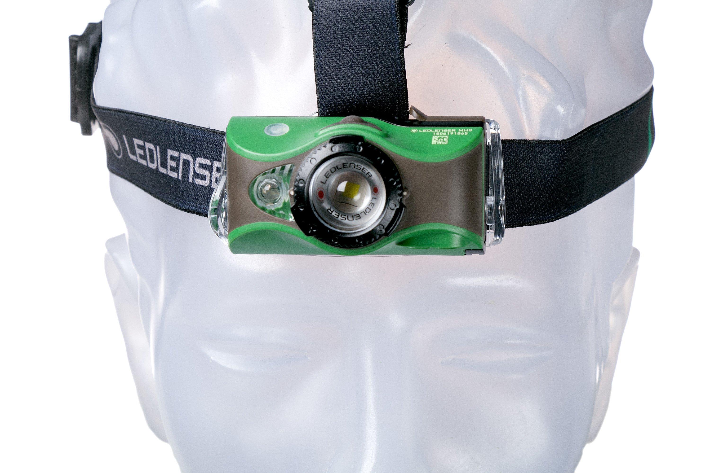 Ledlenser MH8 torcia frontale ricaricabile, verde  Fare acquisti  vantaggiosamente su