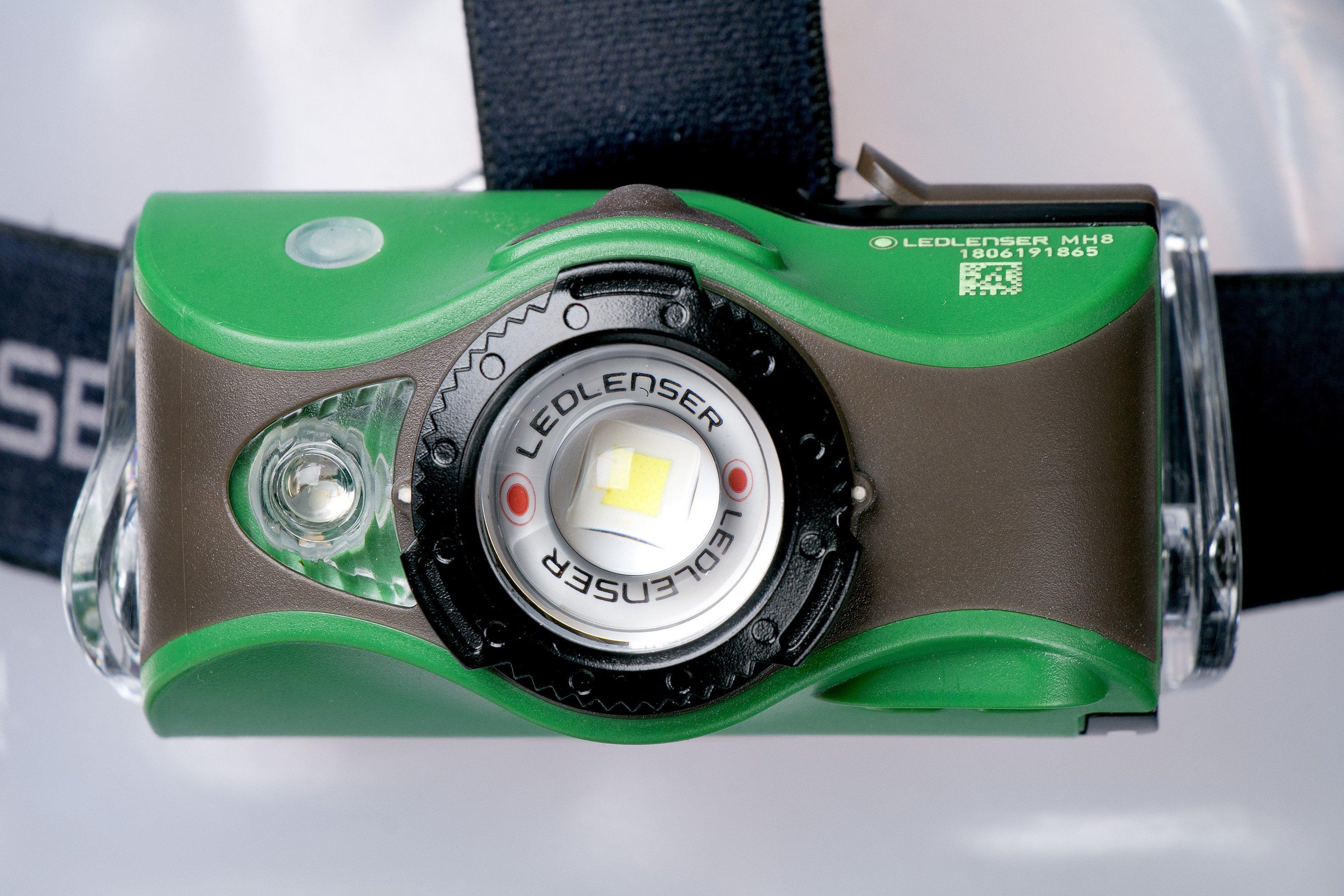 Torcia frontale Ledlenser MH8 ricaricabile 600 lumens IP54 - Venditavernici