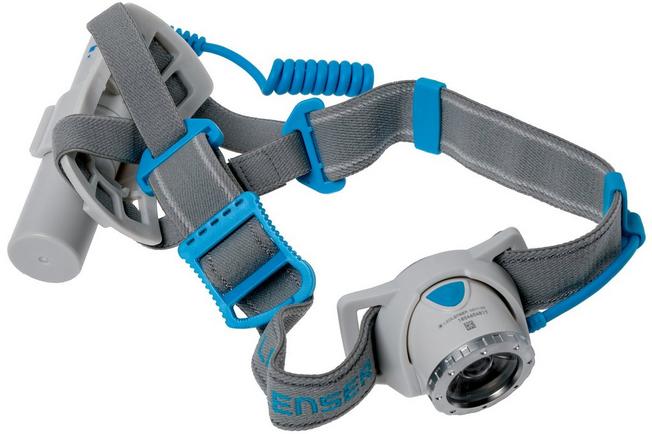 Ledlenser linterna frontal recargable Neo 10R azul, 600 lúmenes 