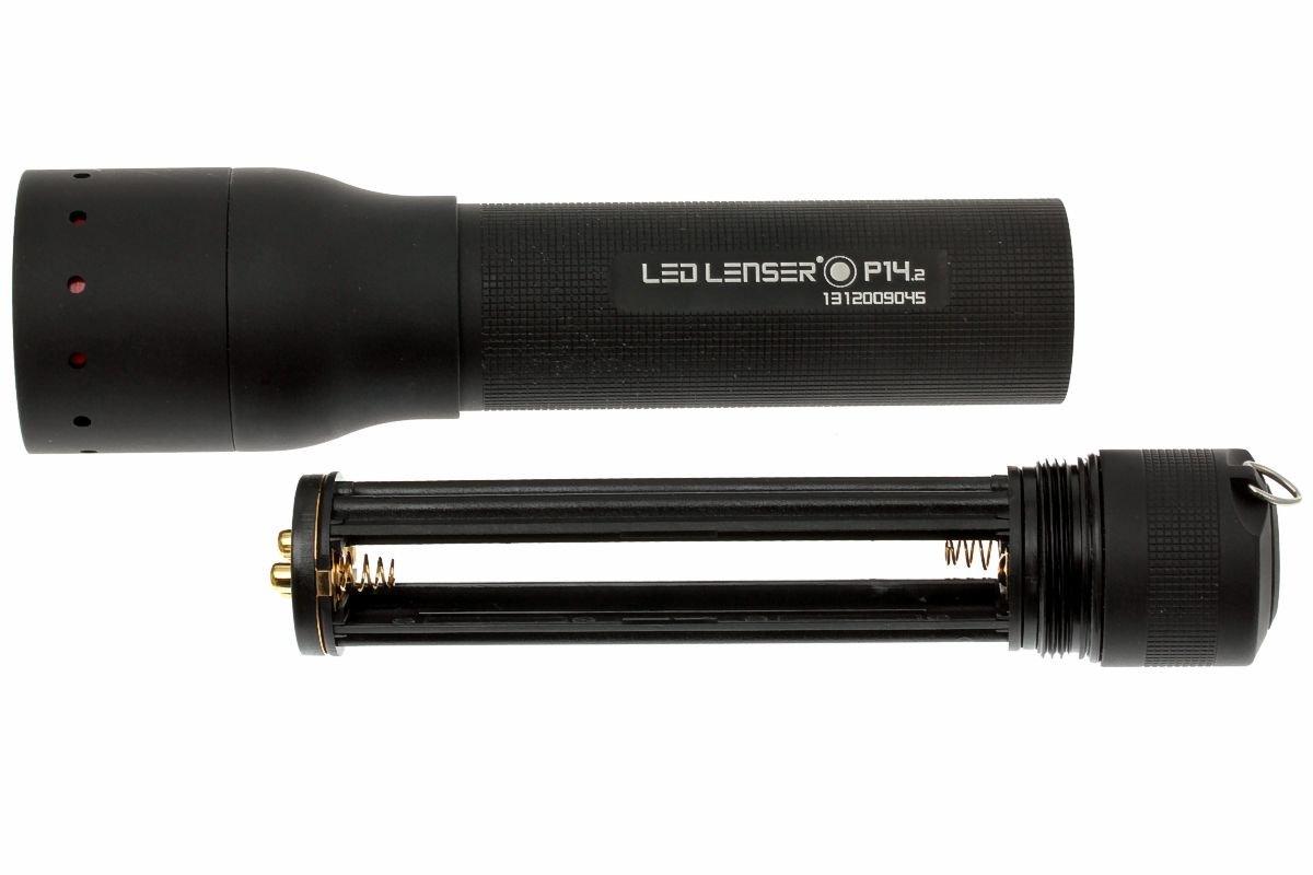LED LENSER P14 original version Flashlight Torch 210 lumens NEW in BLISTER 84hrs 