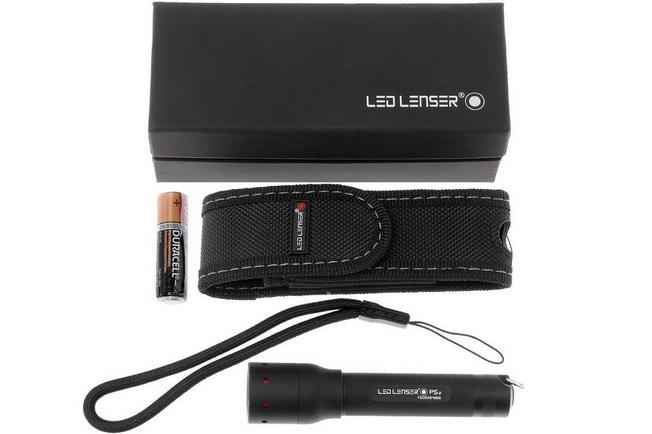 LED LENSER ® P5 E, linea ad alte prestazioni, serie P, 1 x AA Box (nero,  alluminio, 62g) come regali-aziendali su