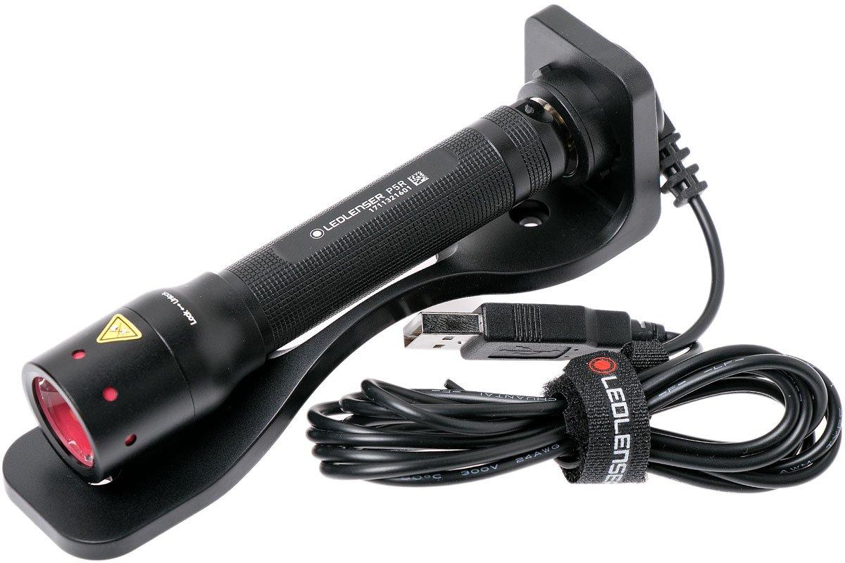 Led Lenser P5R rechargeable LED flashlight, 2018-edition ...