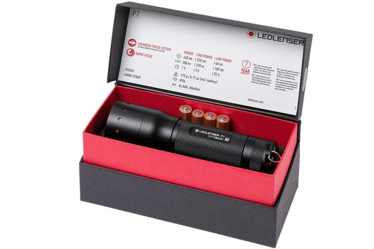 LedLenser P7 focusing LED flashlight, 2018-edition | Advantageously ...