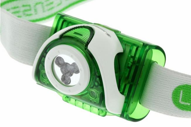Zweibrüder SEO 3 Stirnband-Taschenlampe Grün LED 