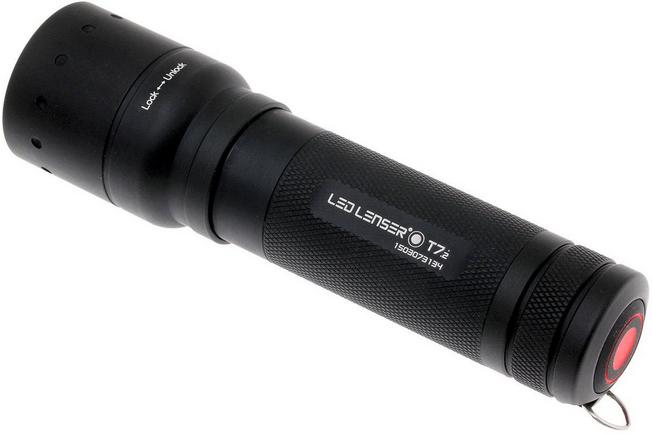 Linterna LED Lenser T7.2 roja