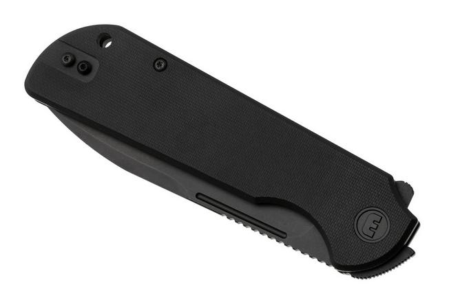Afbeelding voor Eutektik Binary BIN-BBW-R Blackwashed 14C28N, Black G10, zakmes