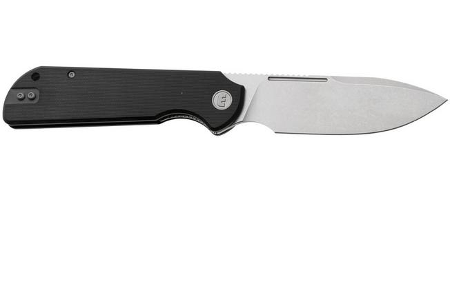 Afbeelding voor Eutektik Binary BIN-BSW-L Stonewashed 14C28N, Black G10, linkshandig zakmes