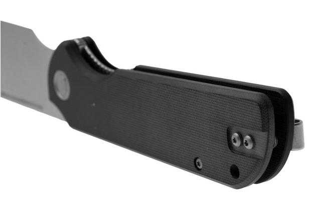 Afbeelding voor Eutektik Binary BIN-BSW-L Stonewashed 14C28N, Black G10, linkshandig zakmes