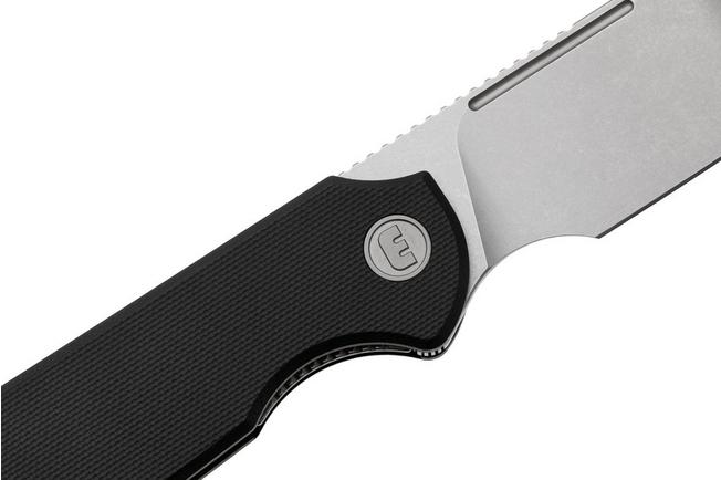 Afbeelding voor Eutektik Binary BIN-BSW-L Stonewashed 14C28N, Black G10, linkshandig zakmes