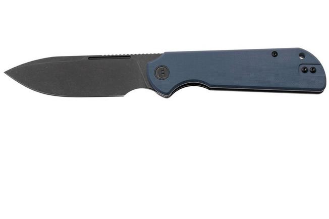 Afbeelding voor Eutektik Binary BIN-DBW-R Blackwashed 14C28N, Blue G10, zakmes