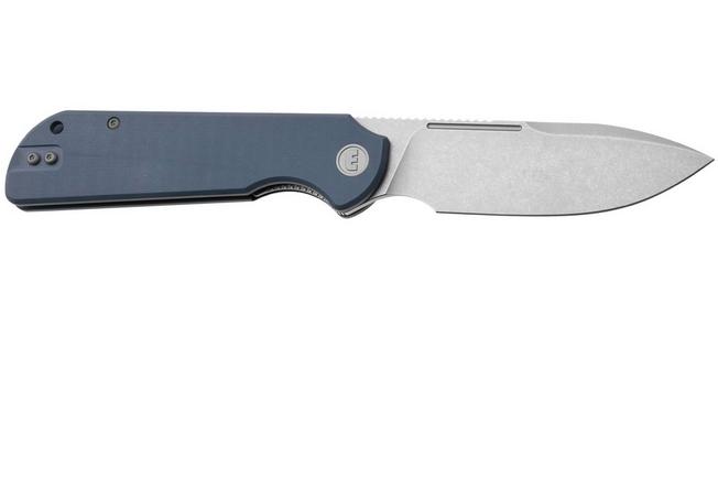 Afbeelding voor Eutektik Binary BIN-DSW-L Stonewashed 14C28N, Blue G10, linkshandig zakmes