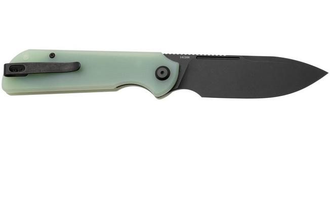 Afbeelding voor Eutektik Binary BIN-JBW-R Blackwashed 14C28N, Jade G10, zakmes