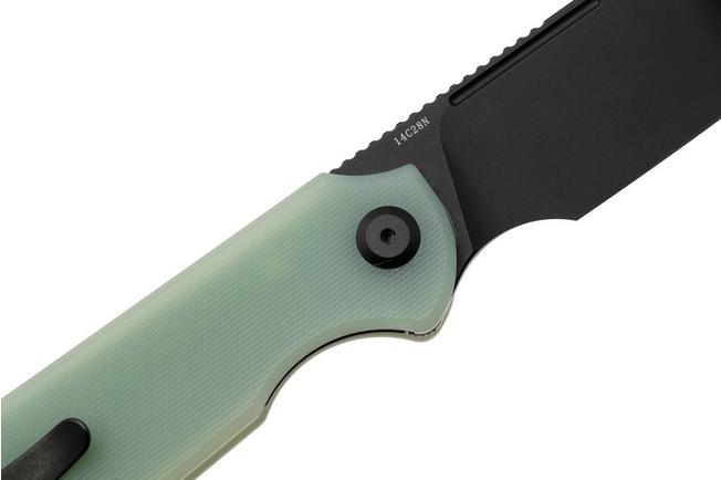Afbeelding voor Eutektik Binary BIN-JBW-R Blackwashed 14C28N, Jade G10, zakmes
