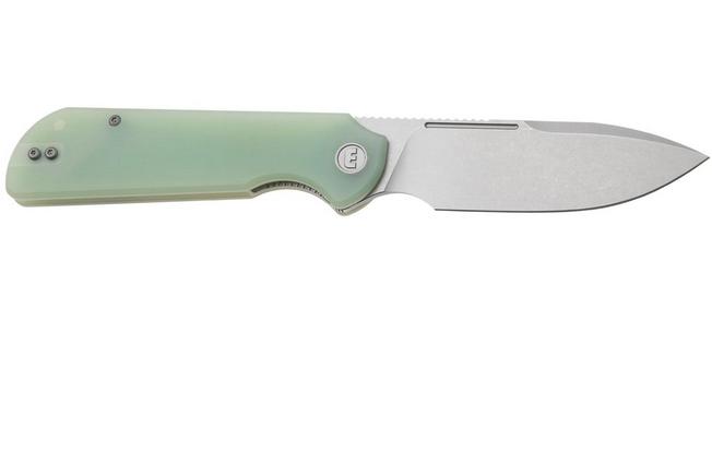 Afbeelding voor Eutektik Binary BIN-JSW-L Stonewashed 14C28N, Jade G10, linkshandig zakmes