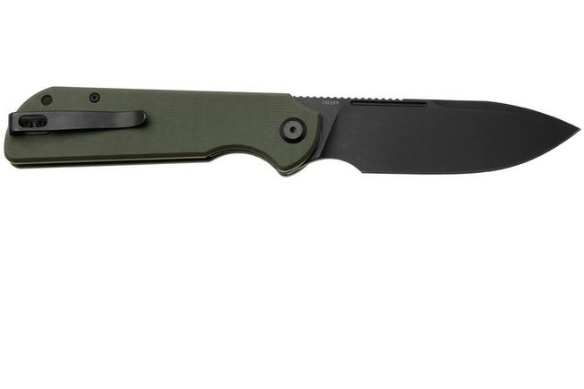 Afbeelding voor Eutektik Binary BIN-OGBW-R Blackwashed 14C28N, OD Green G10, zakmes