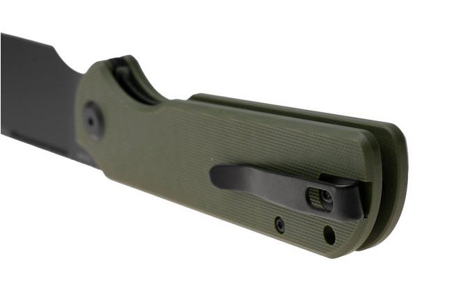 Afbeelding voor Eutektik Binary BIN-OGBW-R Blackwashed 14C28N, OD Green G10, zakmes