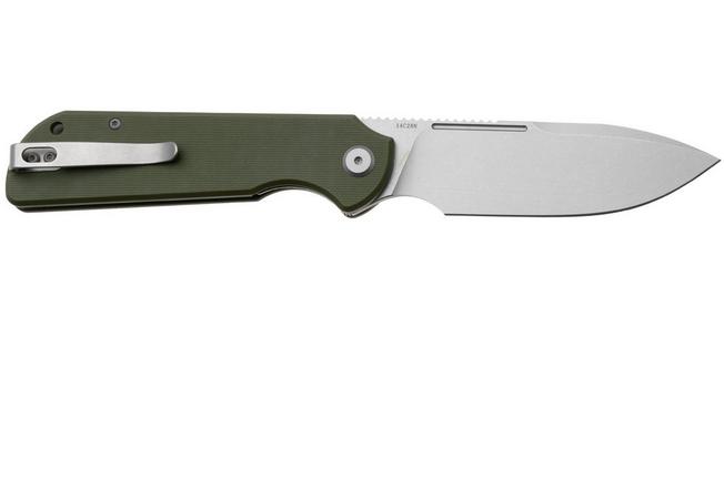 Afbeelding voor Eutektik Binary BIN-OGSW-R Stonewashed 14C28N, OD Green G10, zakmes