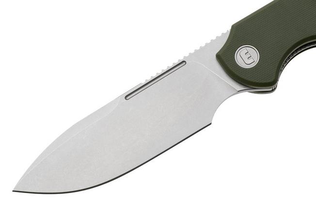 Afbeelding voor Eutektik Binary BIN-OGSW-R Stonewashed 14C28N, OD Green G10, zakmes