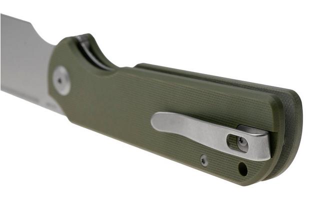 Afbeelding voor Eutektik Binary BIN-OGSW-R Stonewashed 14C28N, OD Green G10, zakmes