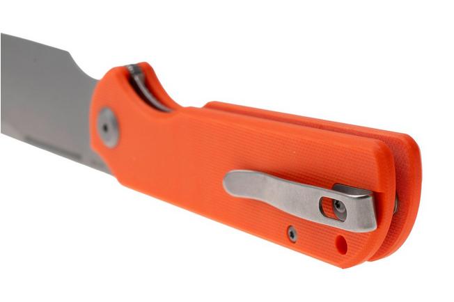 Afbeelding voor Eutektik Binary BIN-OSW-R Stonewashed 14C28N, Orange G10, zakmes