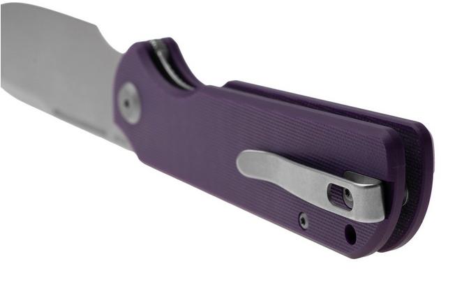 Afbeelding voor Eutektik Binary BIN-PSW-R Stonewashed 14C28N, Purple G10, zakmes