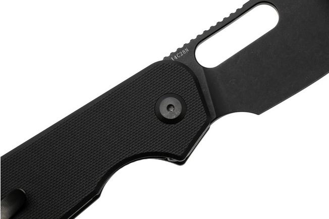 Afbeelding voor Eutektik EFD EFD-BBW-R Blackwashed 14C28N, Black G10, zakmes