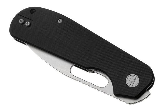 Afbeelding voor Eutektik EFD EFD-BSW-L Stonewashed 14C28N, Black G10, linkshandig zakmes
