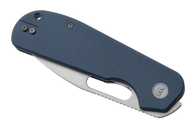 Afbeelding voor Eutektik EFD EFD-DSW-L Stonewashed 14C28N, Blue G10, linkshandig zakmes