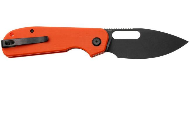 Afbeelding voor Eutektik EFD EFD-OBW-R Blackwashed 14C28N, Orange G10, zakmes
