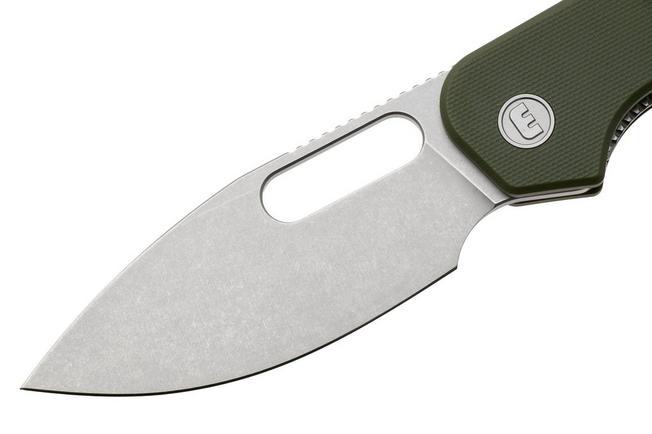 Afbeelding voor Eutektik EFD EFD-OGSW-R Stonewashed 14C28N, OD Green G10, zakmes
