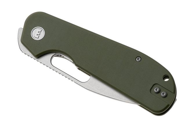 Afbeelding voor Eutektik EFD EFD-OGSW-R Stonewashed 14C28N, OD Green G10, zakmes