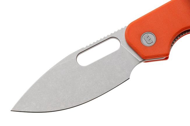Afbeelding voor Eutektik EFD EFD-OSW-R Stonewashed 14C28N, Orange G10, zakmes