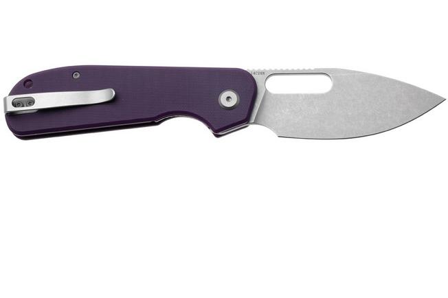 Afbeelding voor Eutektik EFD EFD-PSW-R Stonewashed 14C28N, Purple G10, zakmes