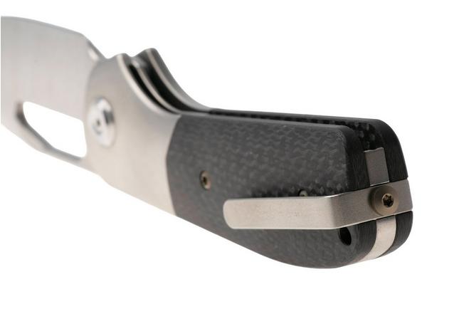 Image pour Liong Mah Field Duty 3.5 Bead Blasted S90V, Carbon Fiber Titanium, couteau de poche