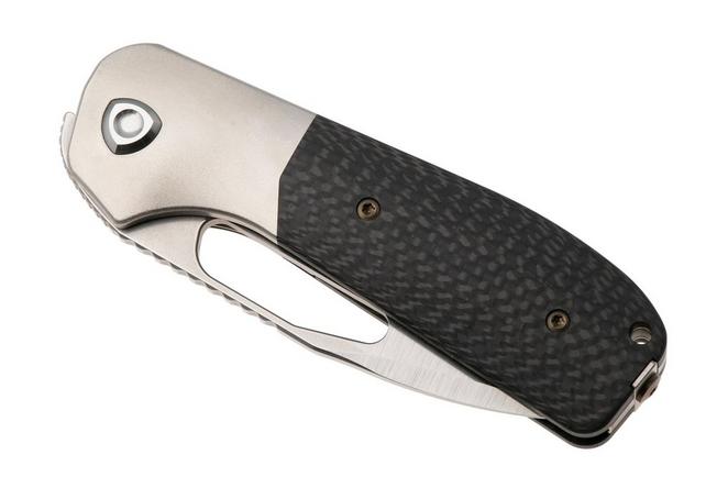 Image pour Liong Mah Field Duty 3.5 Bead Blasted S90V, Carbon Fiber Titanium, couteau de poche