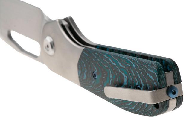 Image for Liong Mah Field Duty 3.5 Satin S90V, Arctic Storm Carbonfiber Titanium, pocket knife