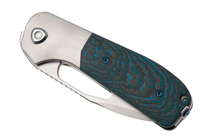 Image for Liong Mah Field Duty 3.5 Satin S90V, Arctic Storm Carbonfiber Titanium, pocket knife