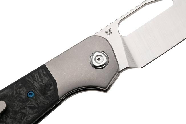 Image for Liong Mah Field Duty 3.5 Satin S90V, Dark Matter Carbonfiber Titanium, pocket knife