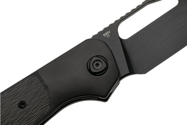 Image pour Liong Mah Field Duty 3.5 PVD S90V, Sidecut Carbonfiber Titanium, couteau de poche