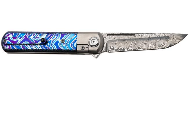 Bild für Liong Mah Tanto One, Damasteel, Titanium MokuTi Inlay, Taschenmesser