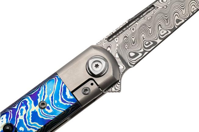 Bild für Liong Mah Tanto One, Damasteel, Titanium MokuTi Inlay, Taschenmesser