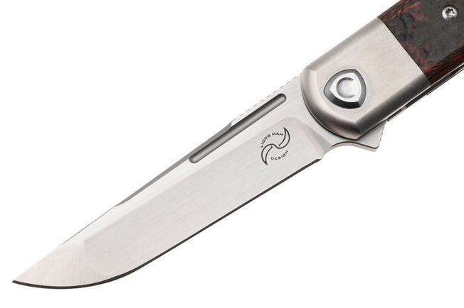 Image pour Liong Mah Tanto One, Satin M390, Mars Valley Carbonfiber Titanium, couteau de poche