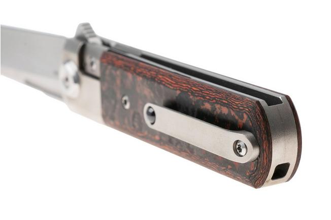 Image pour Liong Mah Tanto One, Satin M390, Mars Valley Carbonfiber Titanium, couteau de poche