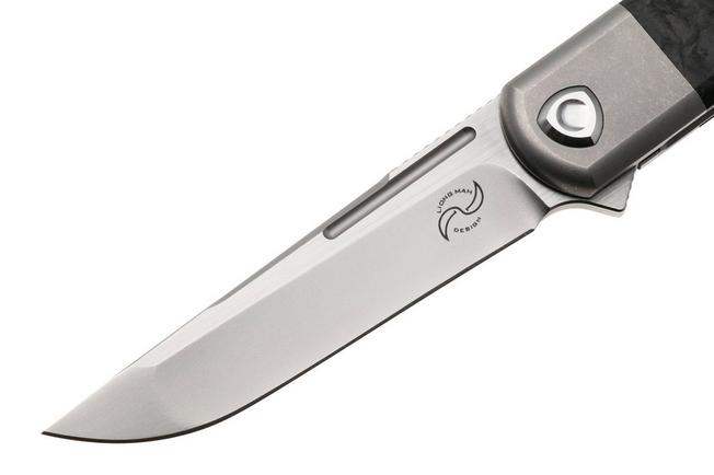 Image pour Liong Mah Tanto One, Bead Blasted M390, Marble Carbonfiber Titanium, couteau de poche