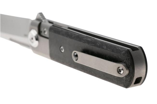 Image pour Liong Mah Tanto One, Bead Blasted M390, Marble Carbonfiber Titanium, couteau de poche