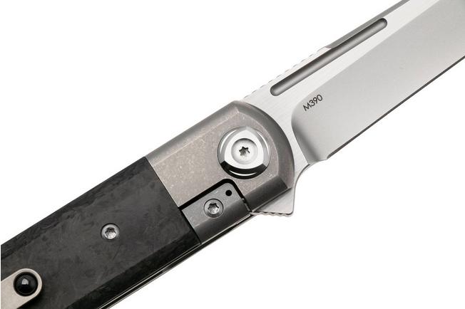 Image pour Liong Mah Tanto One, Bead Blasted M390, Marble Carbonfiber Titanium, couteau de poche