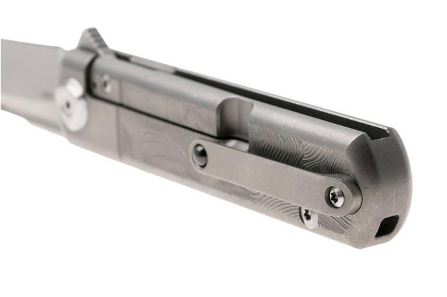 Imagen para Liong Mah Tanto One, Bead Blasted M390, Sculpted Titanium, navaja