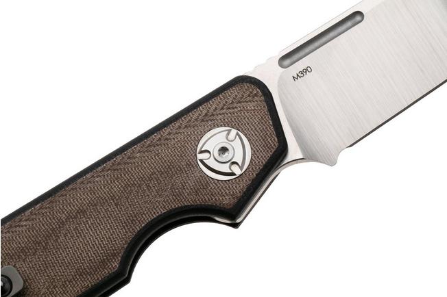 Obraz dla Nóż składany Liong Mah Traveller Clippoint Green Canvas Micarta
